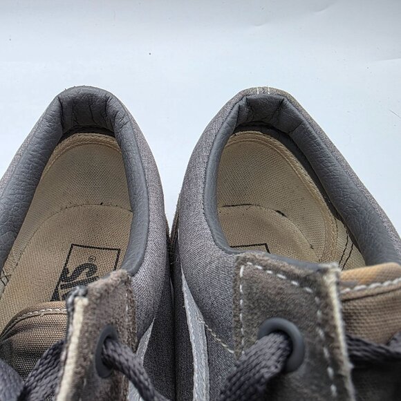 Vans Old Skool Mens Size 10 Gray Skate Shoes Casual Walking Outdoors - Picture 9 of 13